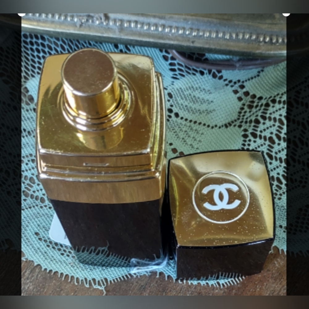 Two Empty Chanel Par fum Bottles